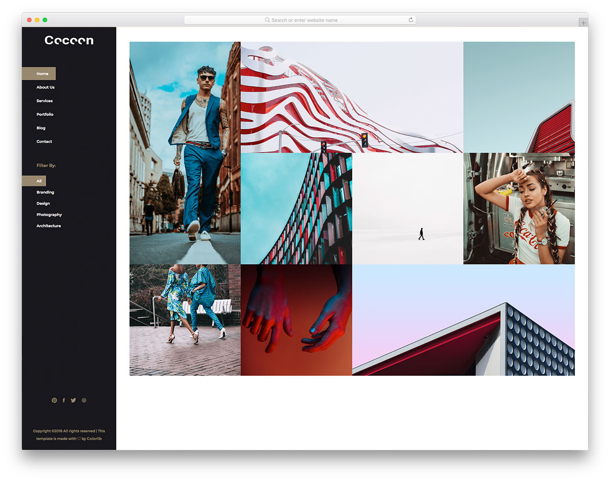 cocoon-free-photography-website-templates