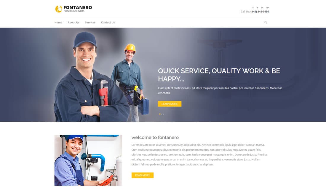 fontanero-free-construction-website-templates