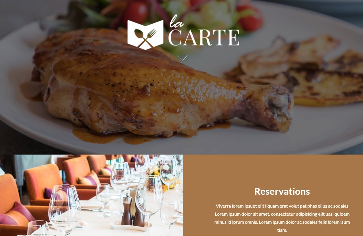 la-carte-html-restaurant-website-templates