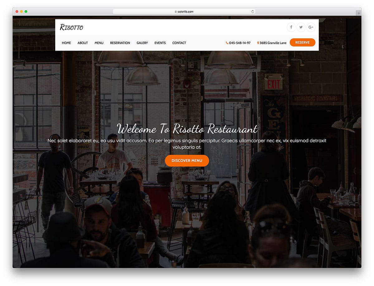 risotto-free-restaurant-website-templates