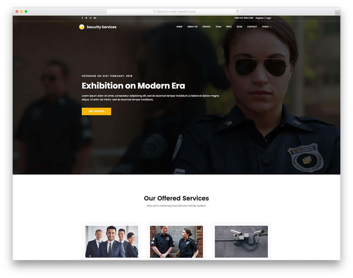 security-free-construction-website-templates