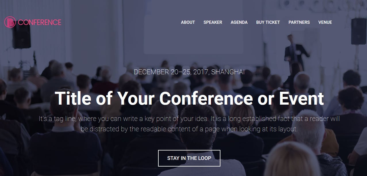 Conference-Free-Responsive-Website-Templates