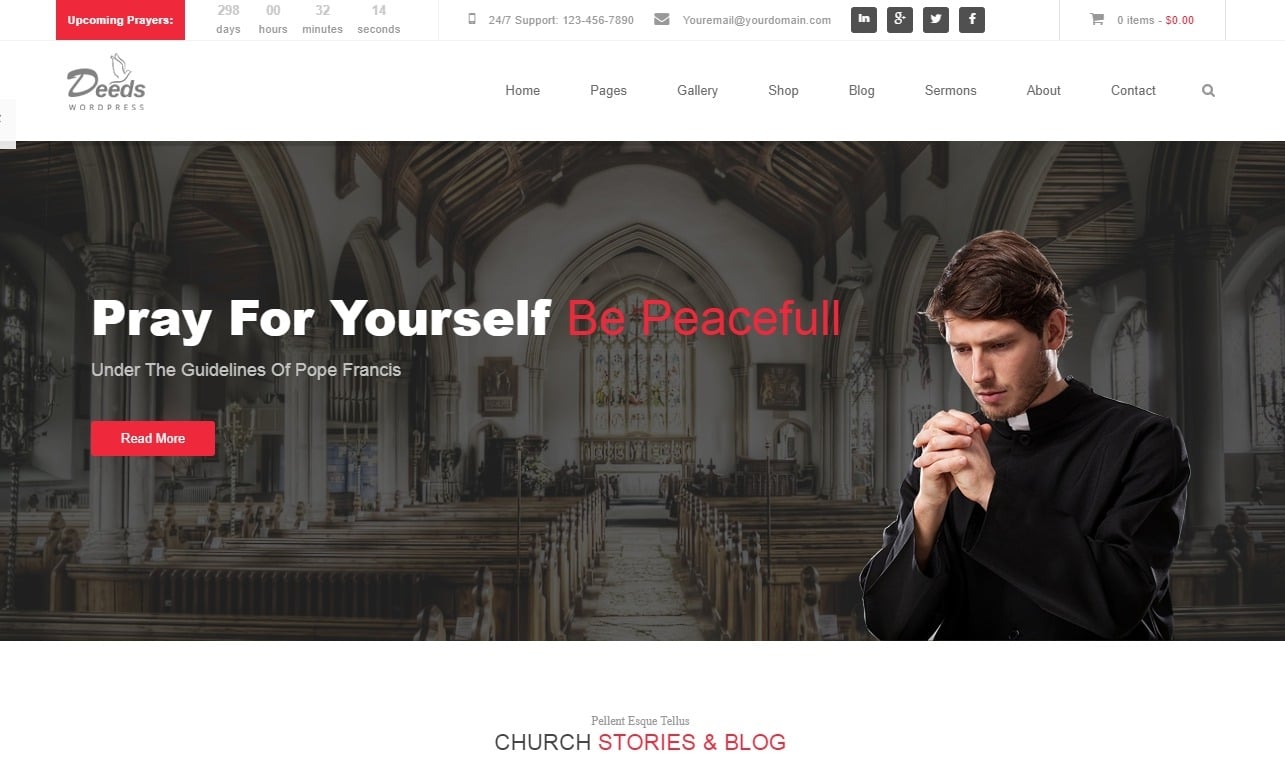 Deeds-church-website-template