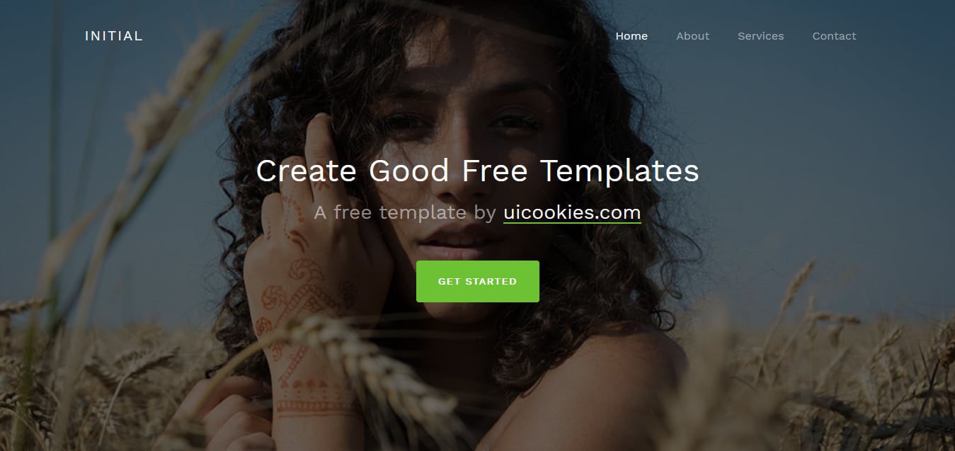 Initial-Free-Bootstrap 4-Website-Templates