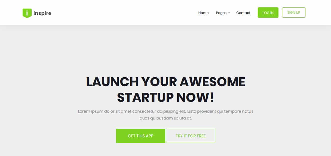 Inspire-Free -Startup-Website-Templates