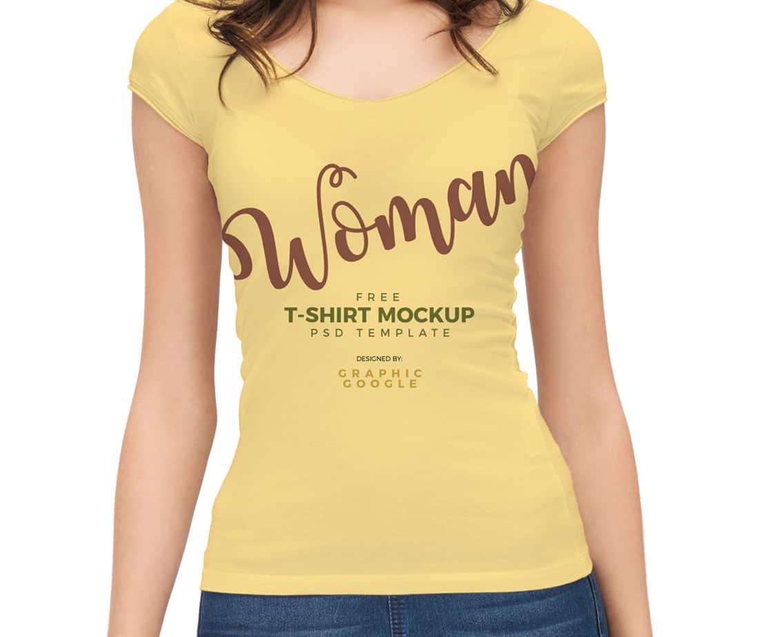 Women-T-shirt-Mockup-With-Model-9