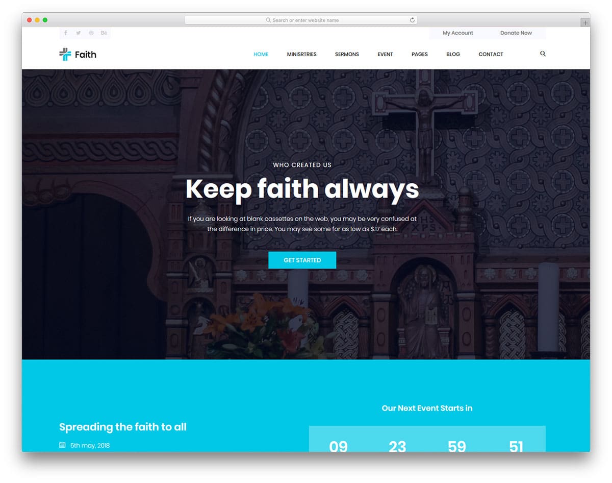 faith-free-church-website-templates