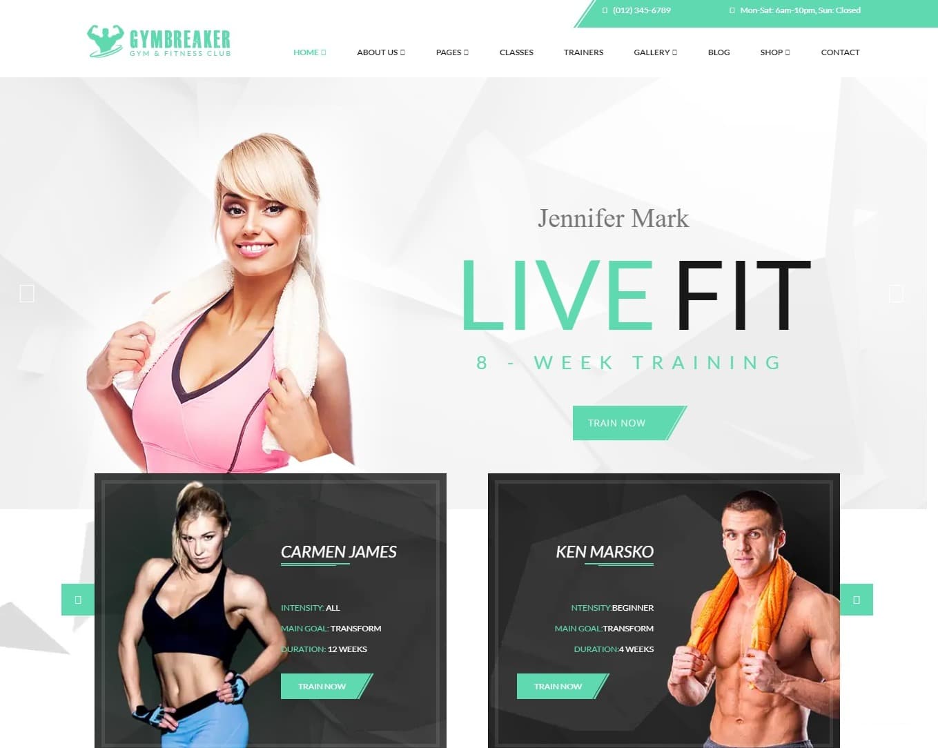 gym-breaker-html-fitness-website-template