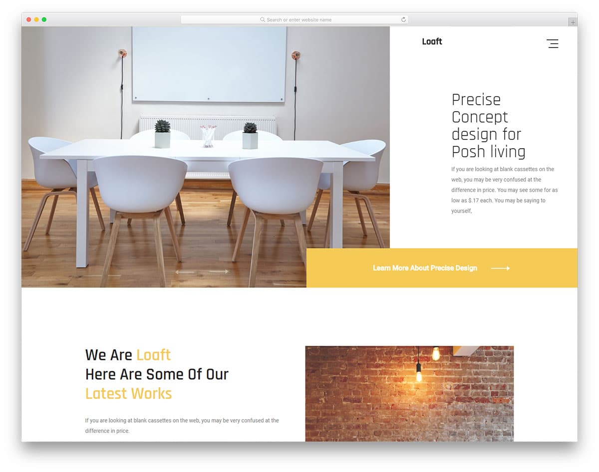 loaft-free-html-website-templates