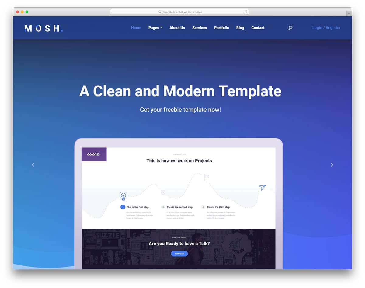 mosh-free-bootstrap-landing-page-templates