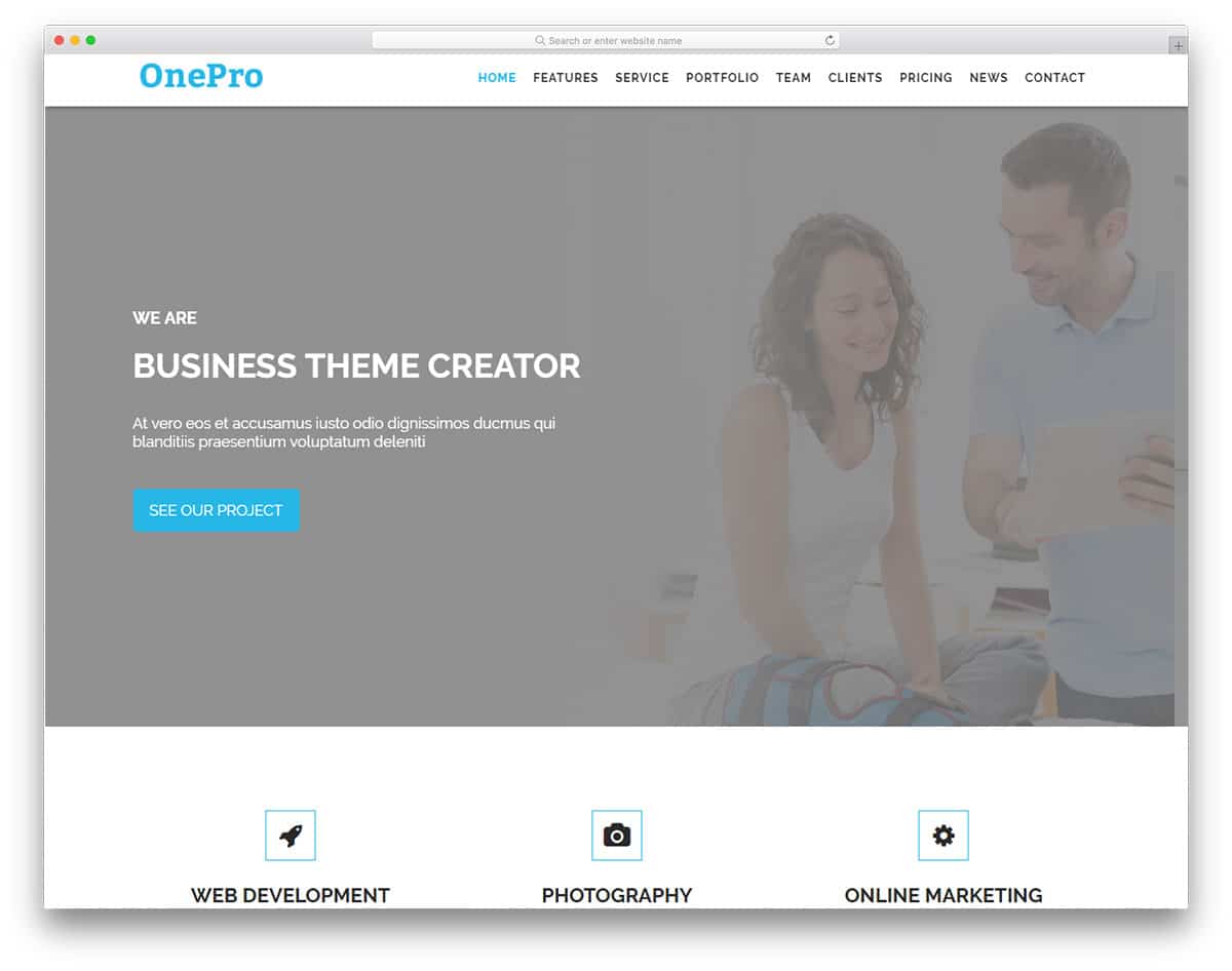 onepro-free-bootstrap-landing-page-templates