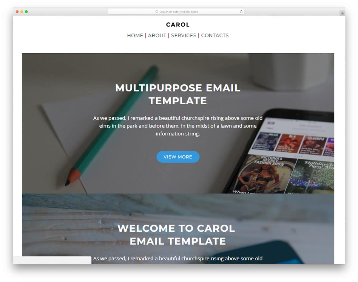 carol-mailchimp-email-templates
