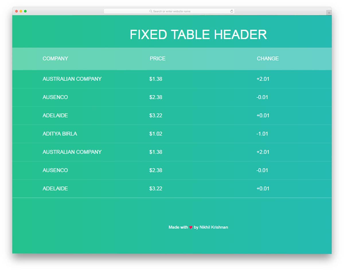 fixed-table-header