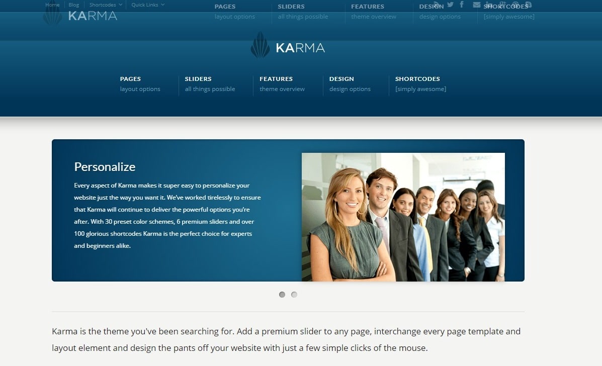 karma-travel-website-template
