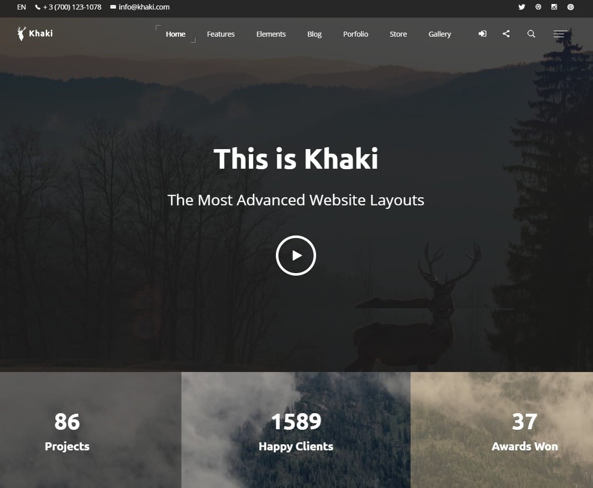 khaki-one-page-website-template
