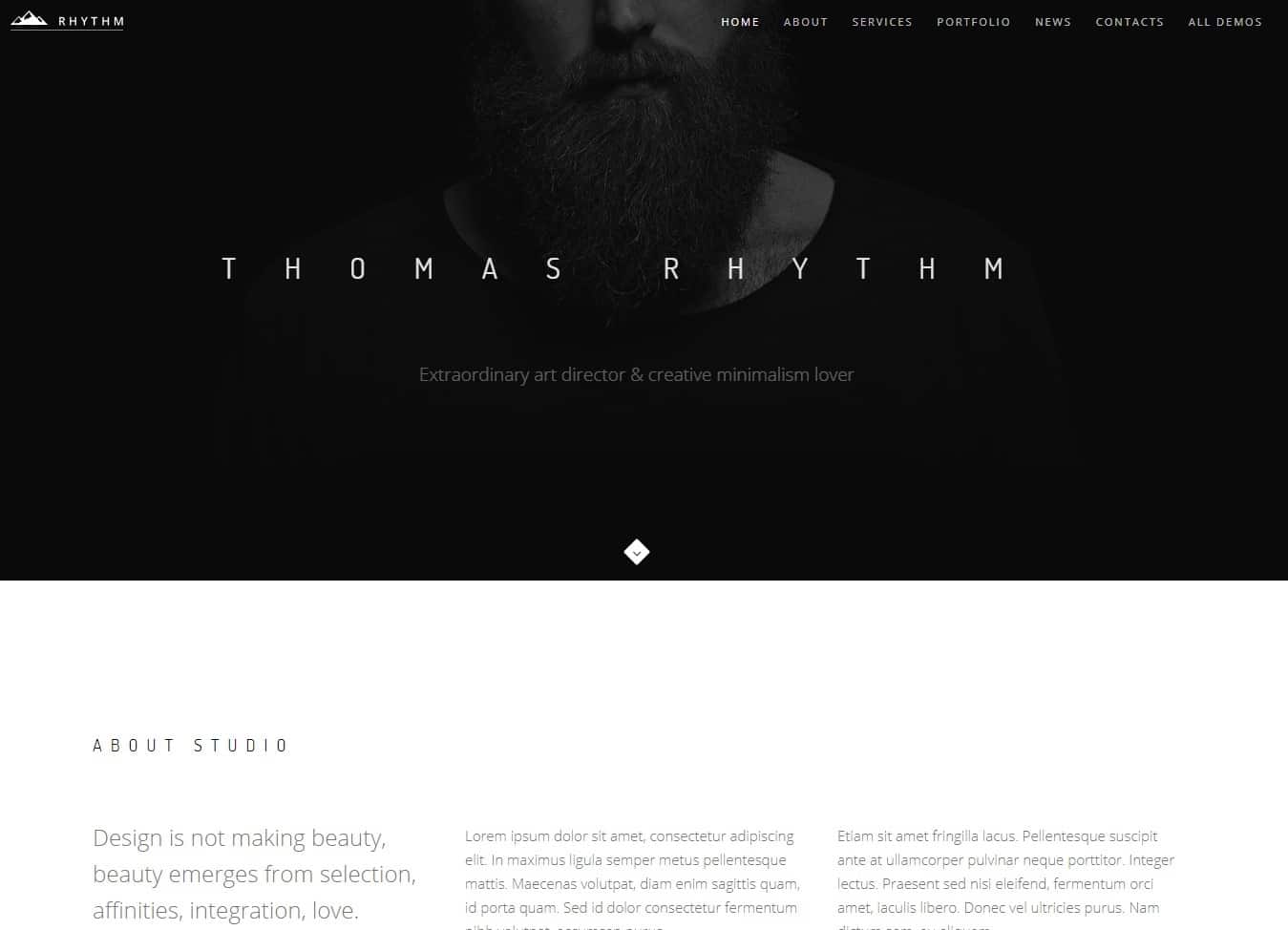 rhythm-one-page-website-template