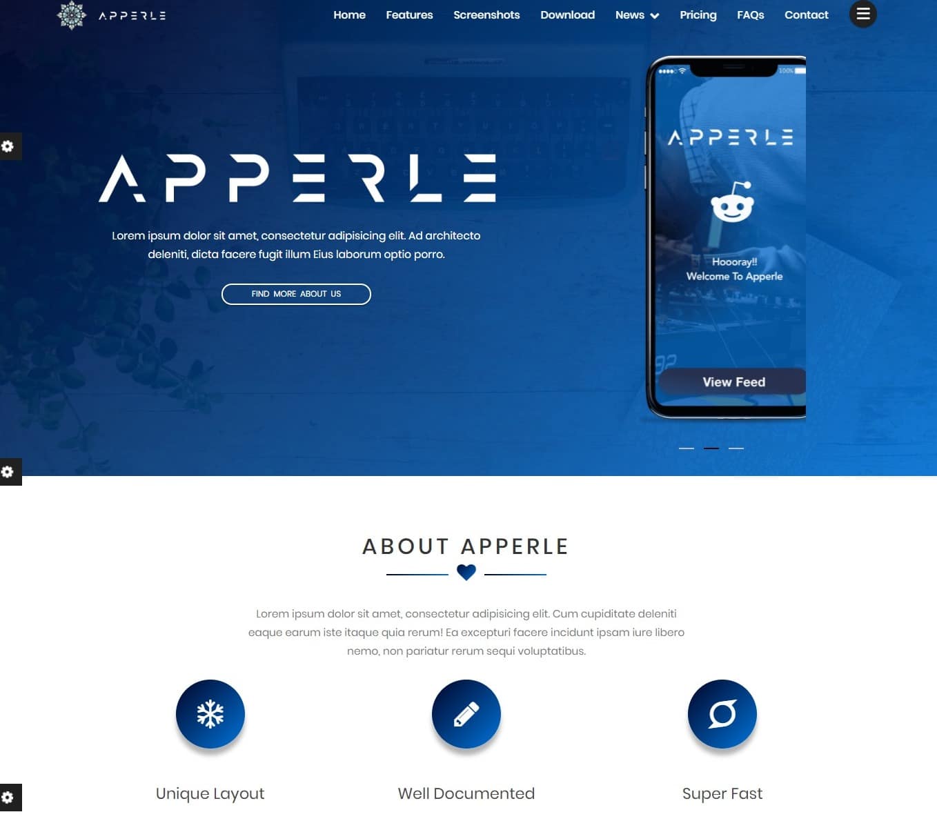 apperle-html-landing-page-templates