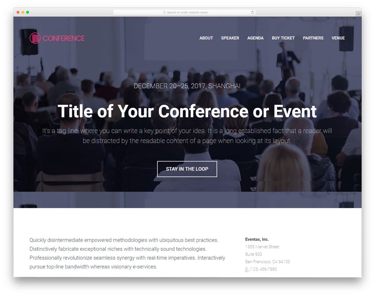 coference-free-web-design-templates