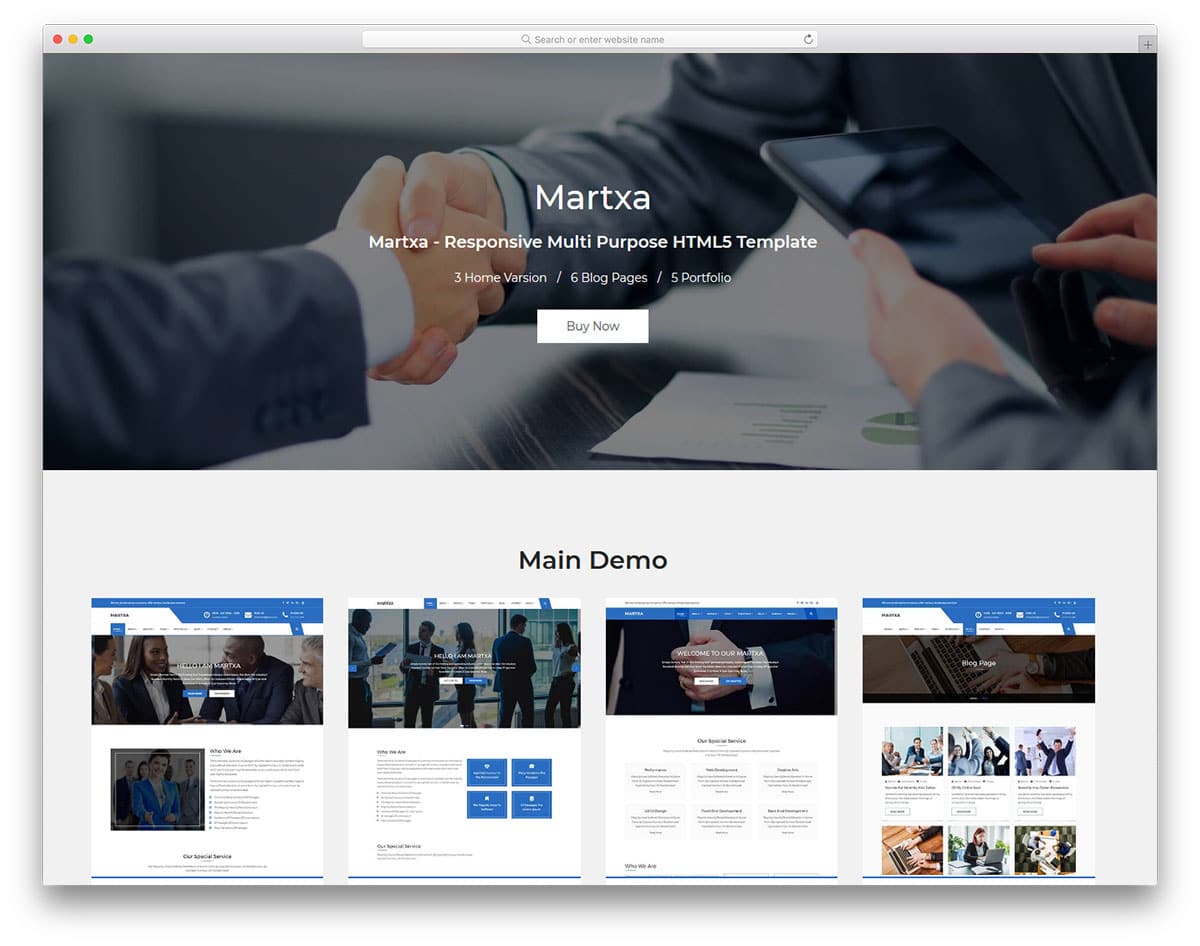 martxa-free-finance-website-templates