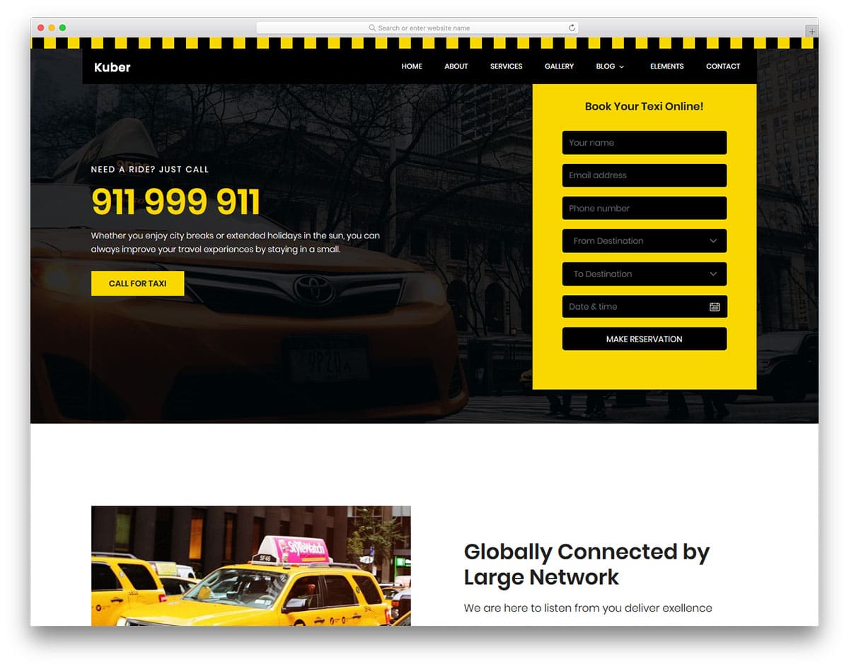 taxi-free-travel-agency-website-templates
