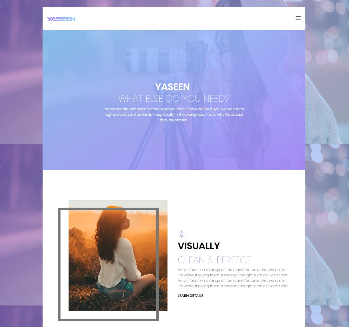yaseen-gallery-website-template