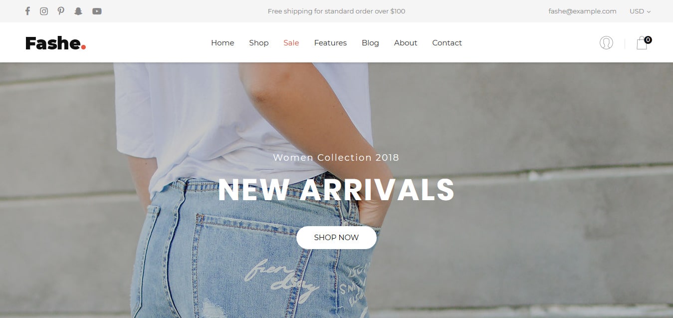Fashe-free-bootstrap-ecommerce-website-template