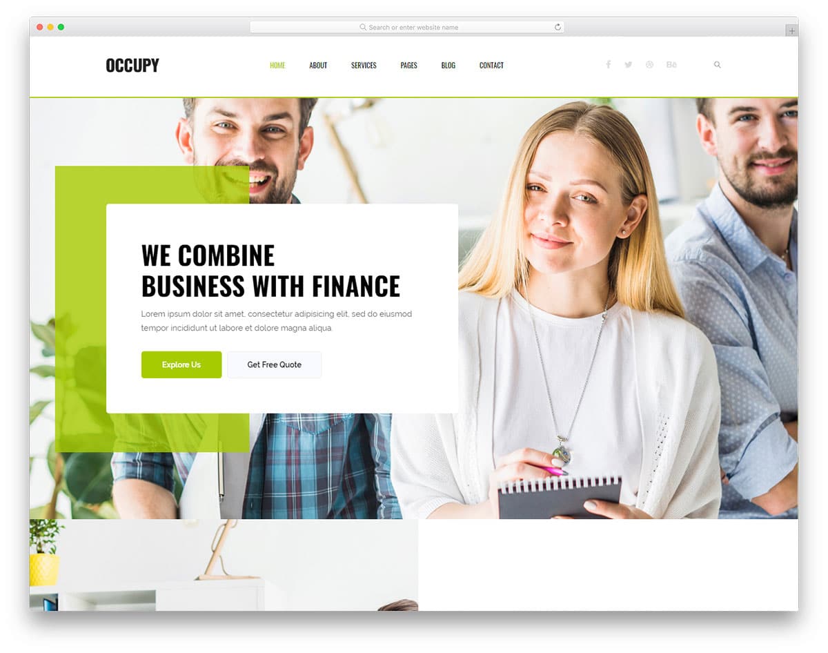 occupy-free-finance-website-templates