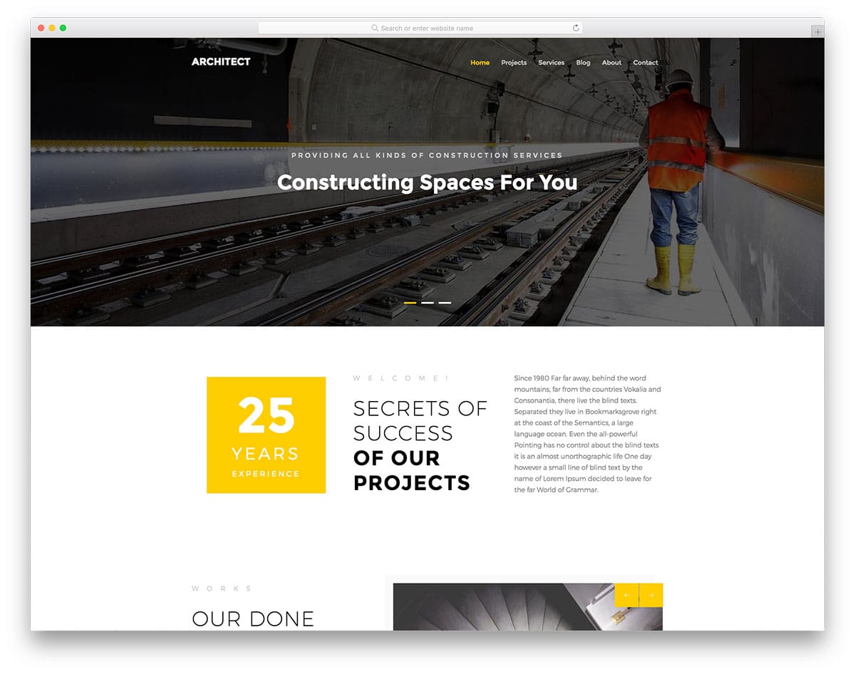 architect-free-industrial-website-templates