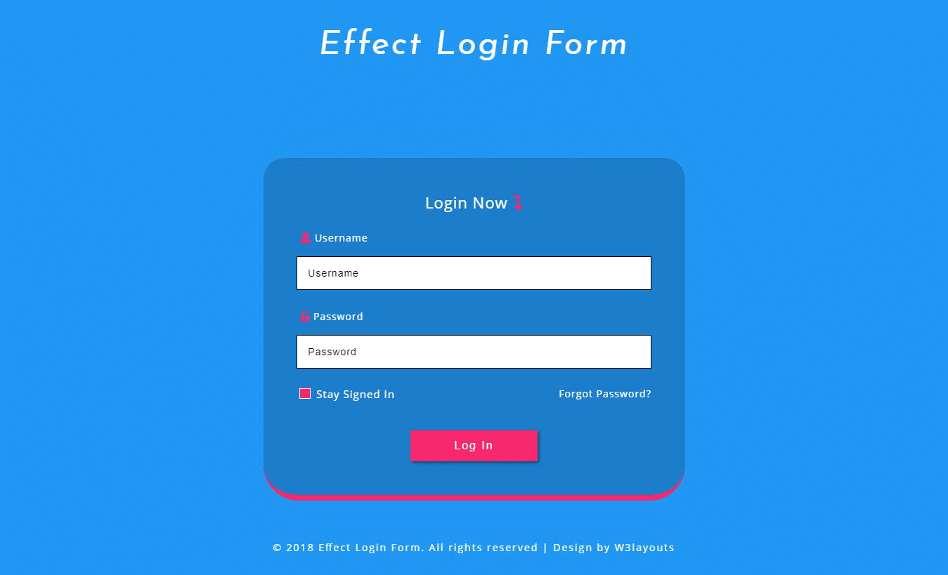 bootstrap-form-templates-effect-login-form