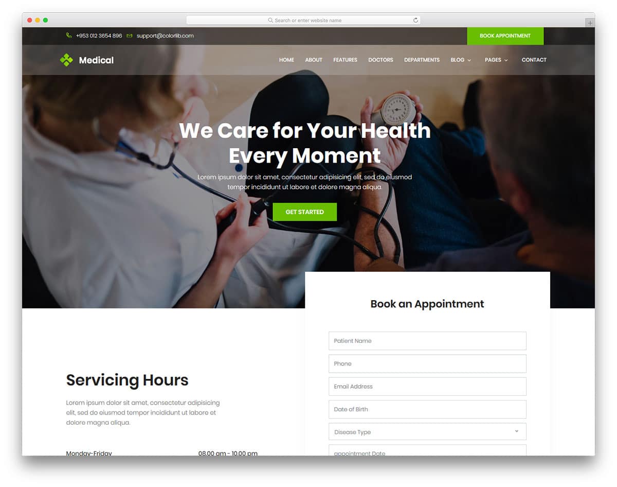medical-free-doctor-website-templates