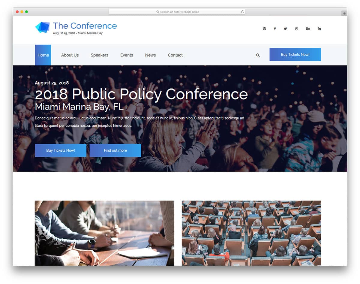 theconference-free-entertainment-website-templates