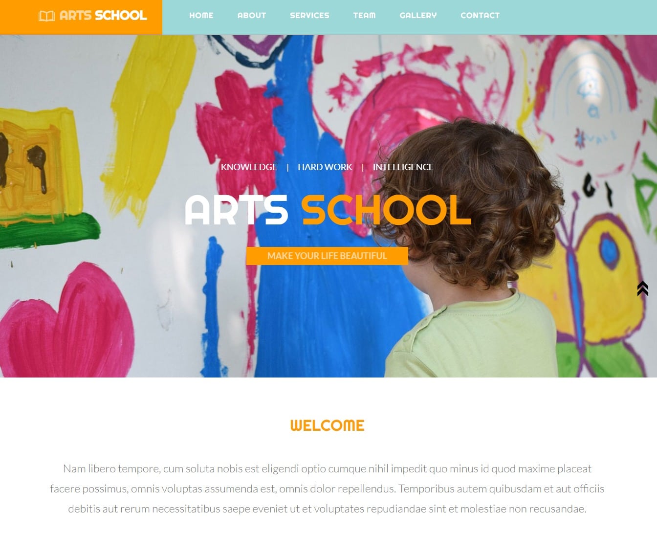 arts-school-free-kindergarten-website-template