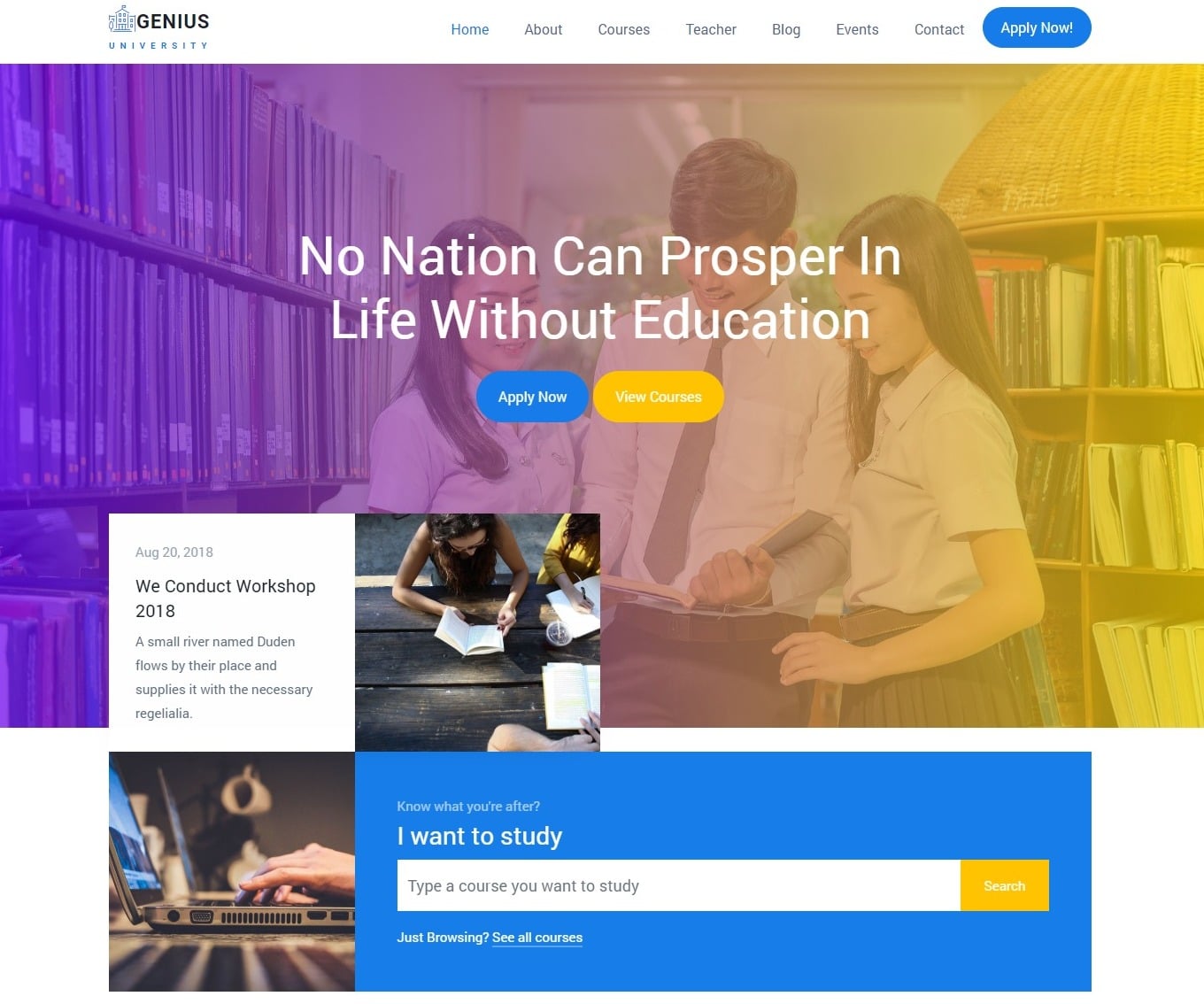 genius-free-kindergarten-website-template