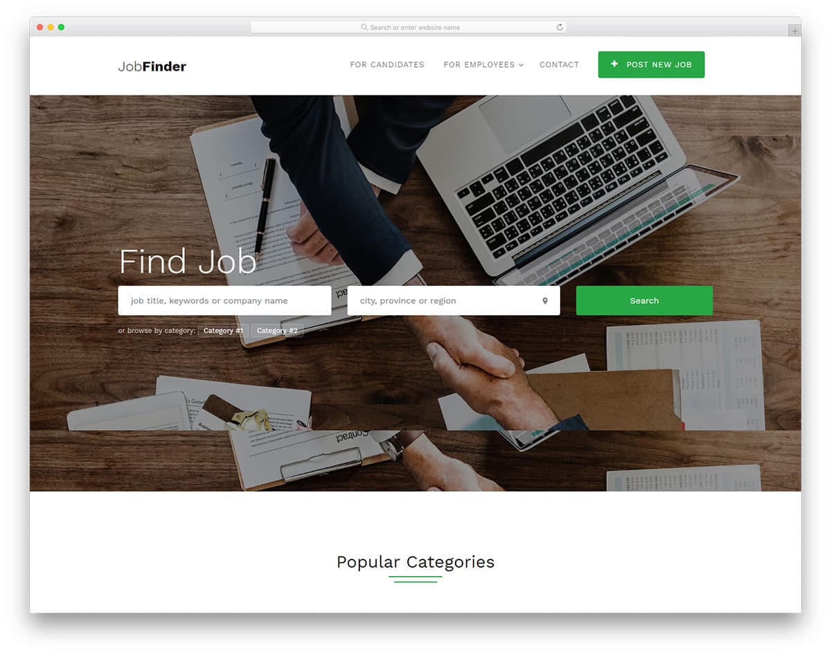jobfinder-free-directory-website-templates
