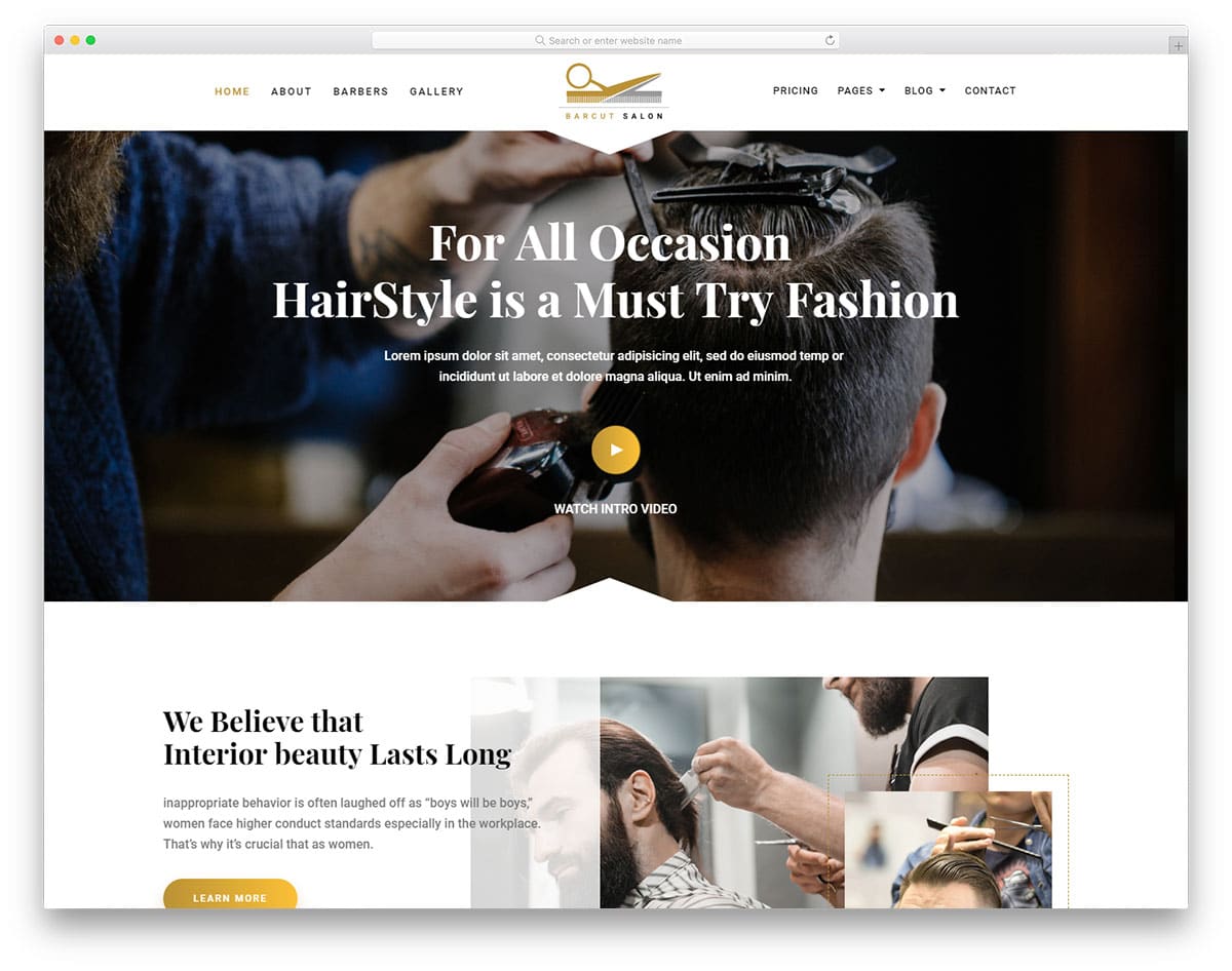 barcut-free-hair-salon-website-templates