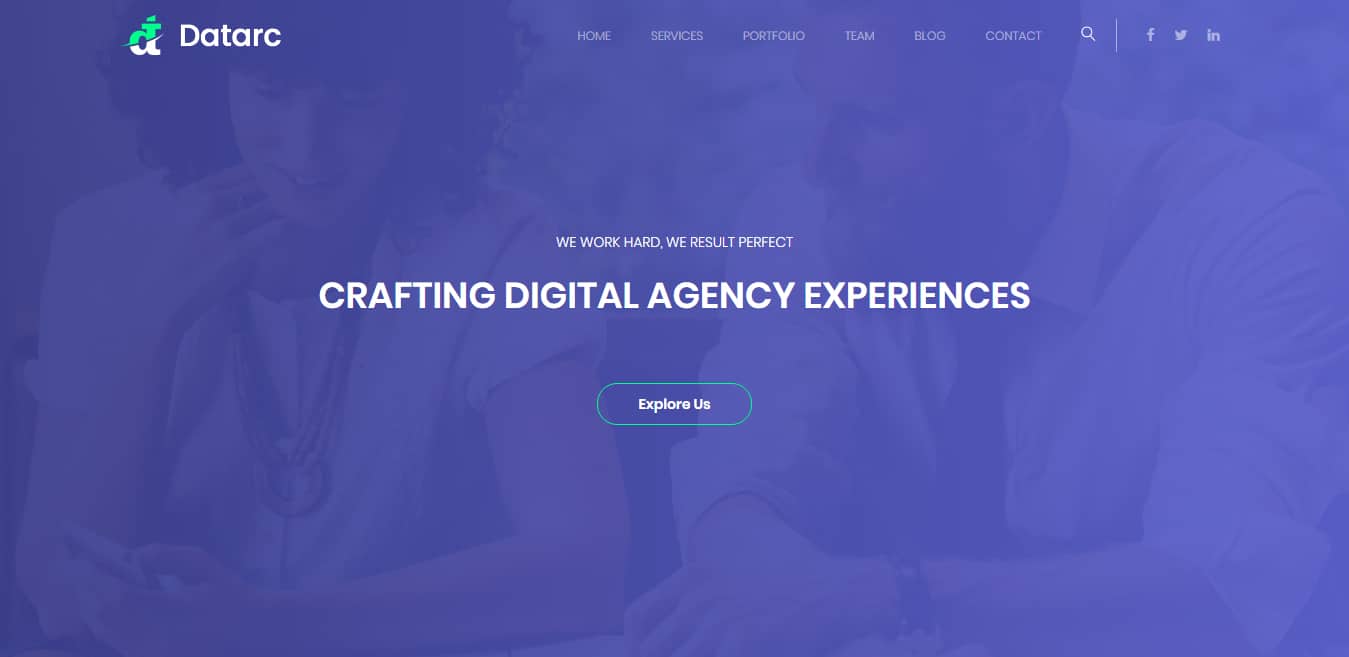 datarc-free-one-page-website-template