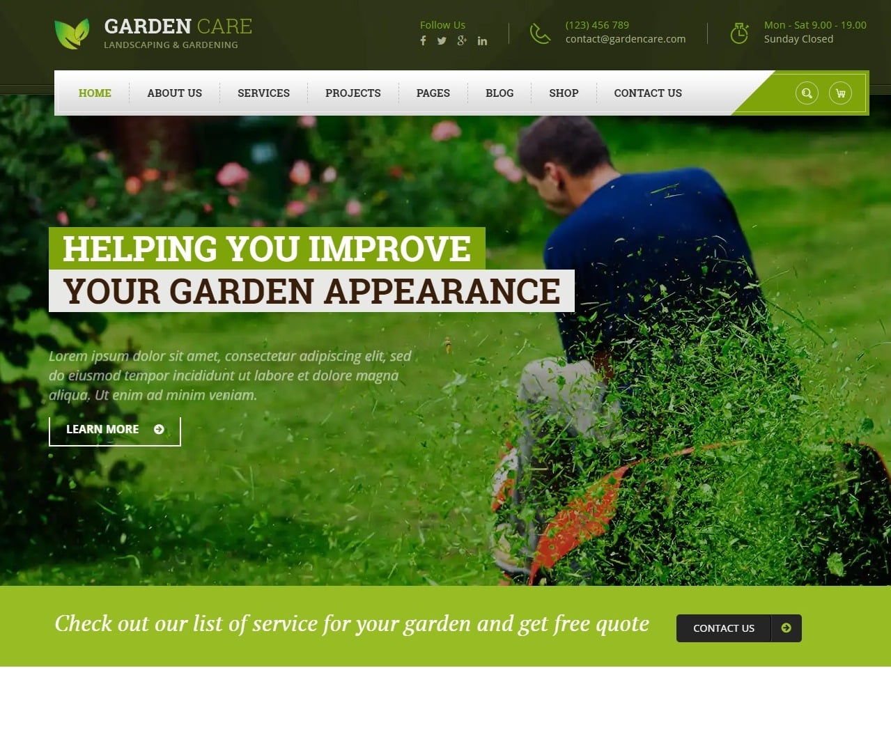 gardencare-agriculture-website-template