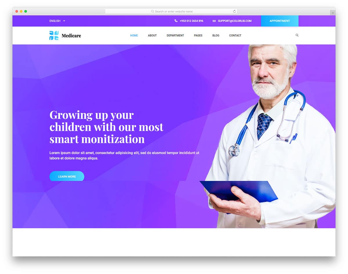 medicare2-free-doctor-website-templates