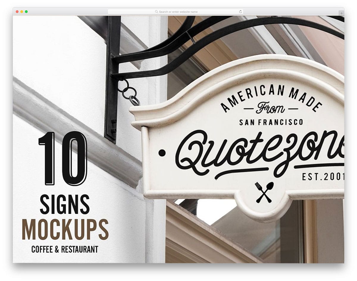 10-Signs-Mockup-Restaurant-and-Coffee-sign-mockups