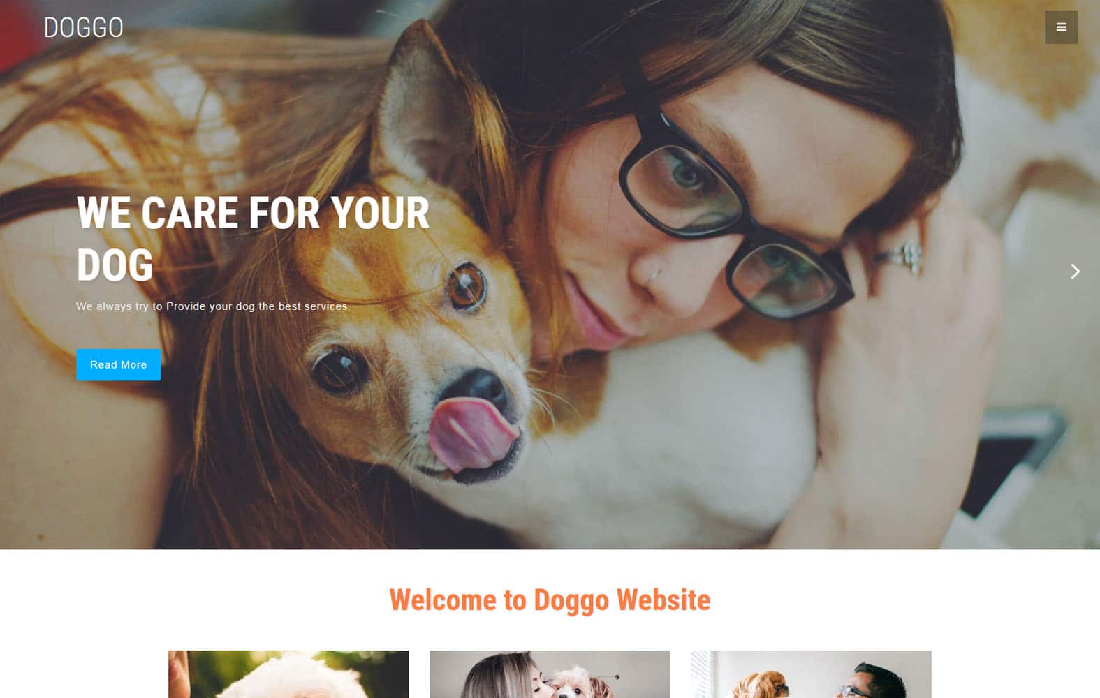doggo-animal-pet-website-template