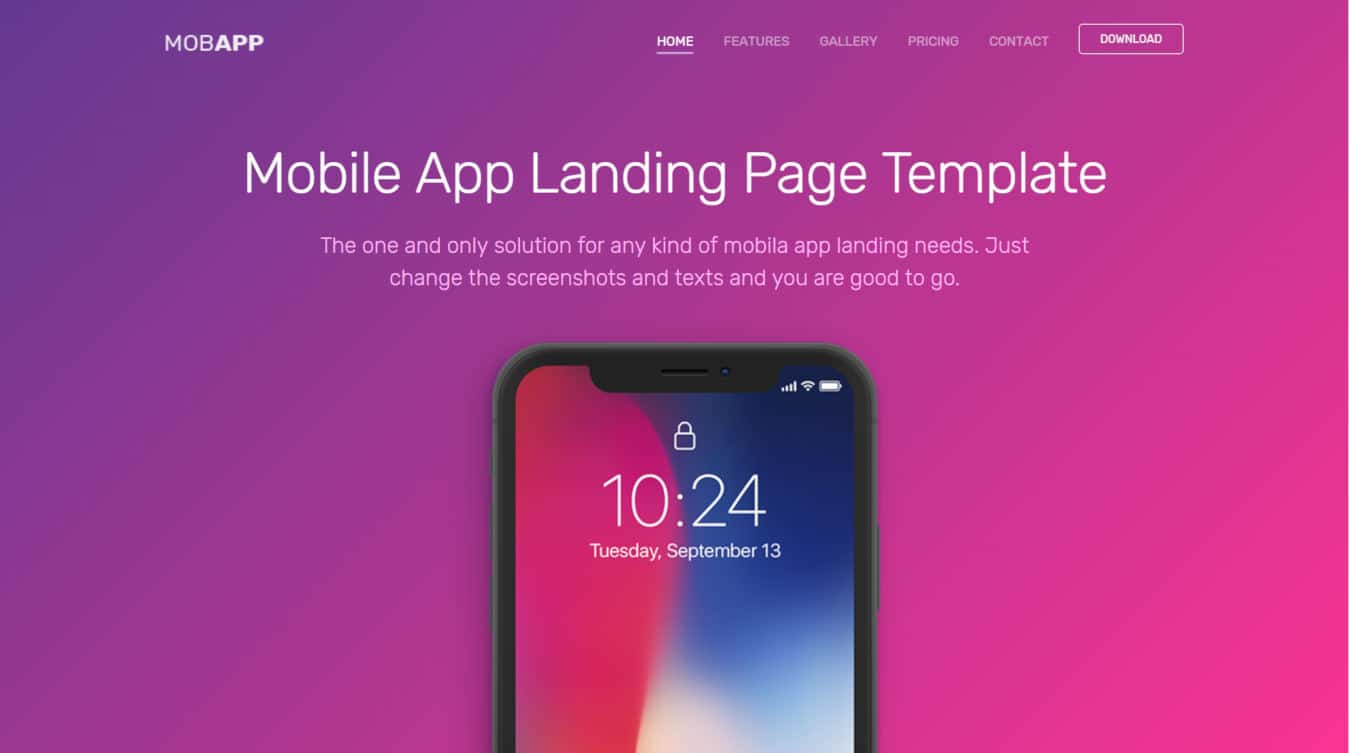 mobapp mobile app templates