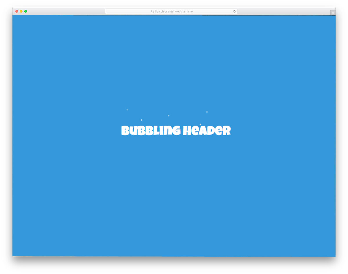 Bubbling-Text-Effect