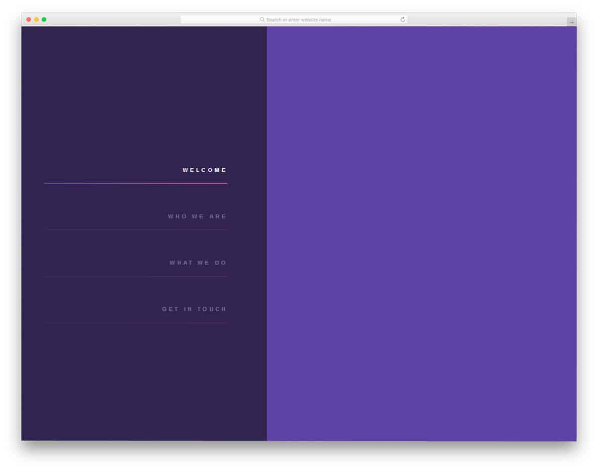 Purple-Sidebar-Menu