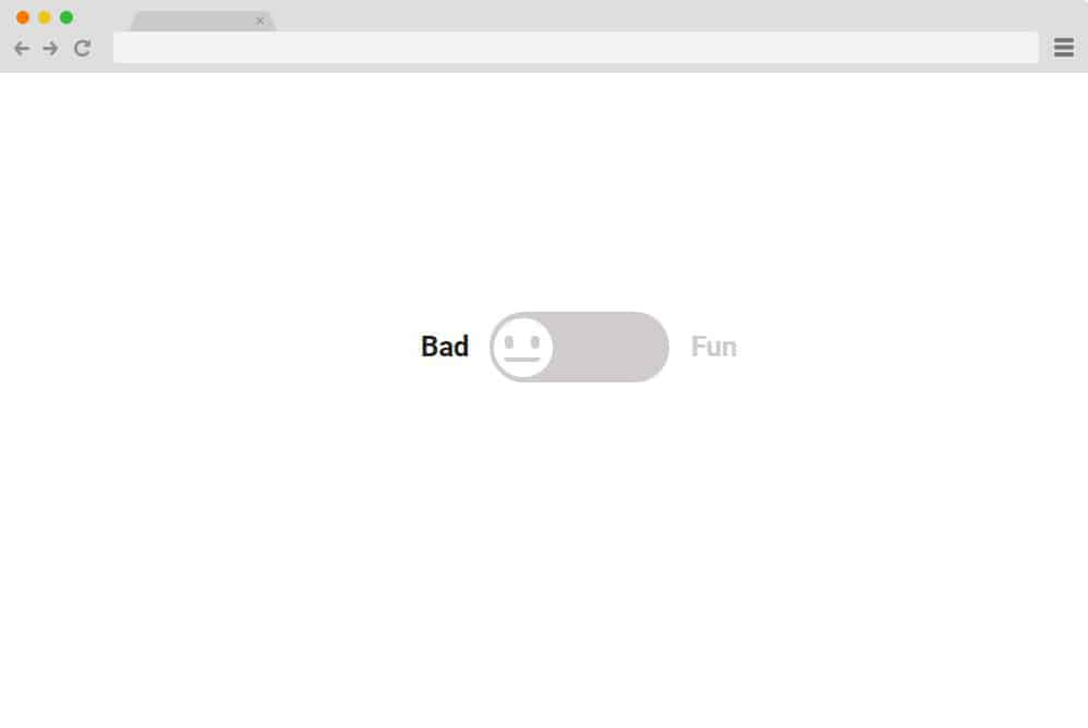 Smile Toggle HTML CSS