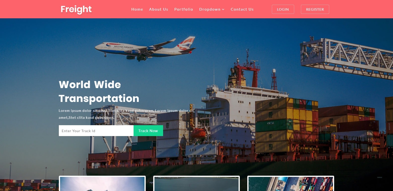 freight-free-transportation-template