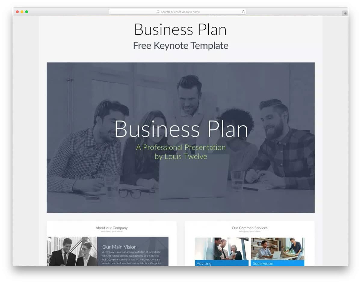 Business-Plan-Free-Presentation-Template