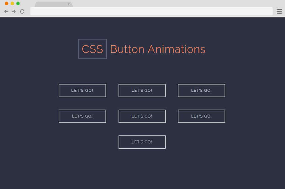 CSS Button Animations by Alex Loomer css button animation