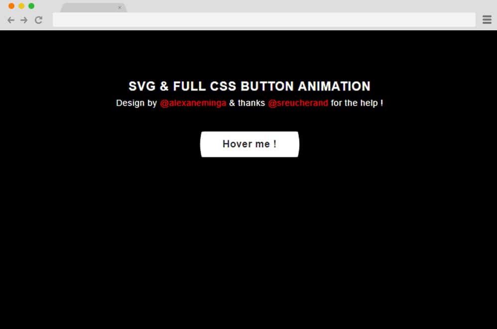 CSS + SVG Button Animation css button animation