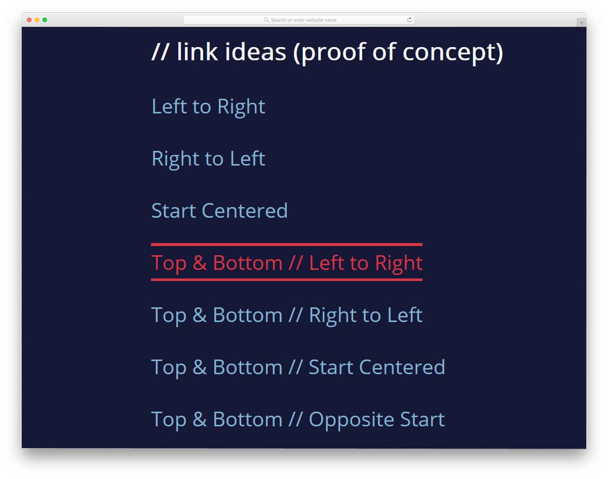 Cool-CSS3-Link-Ideas