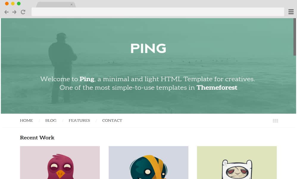 HTML image gallery - ping